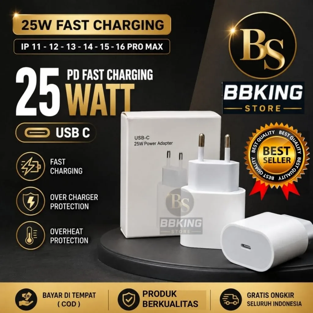 Foto produk BATOK CHARGER iphone USB-C 25W
