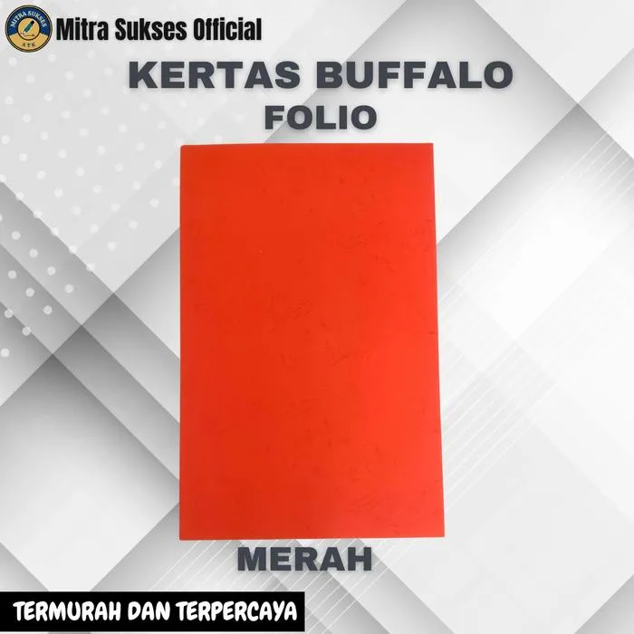 Foto produk KERTAS BUFFALO MERAH