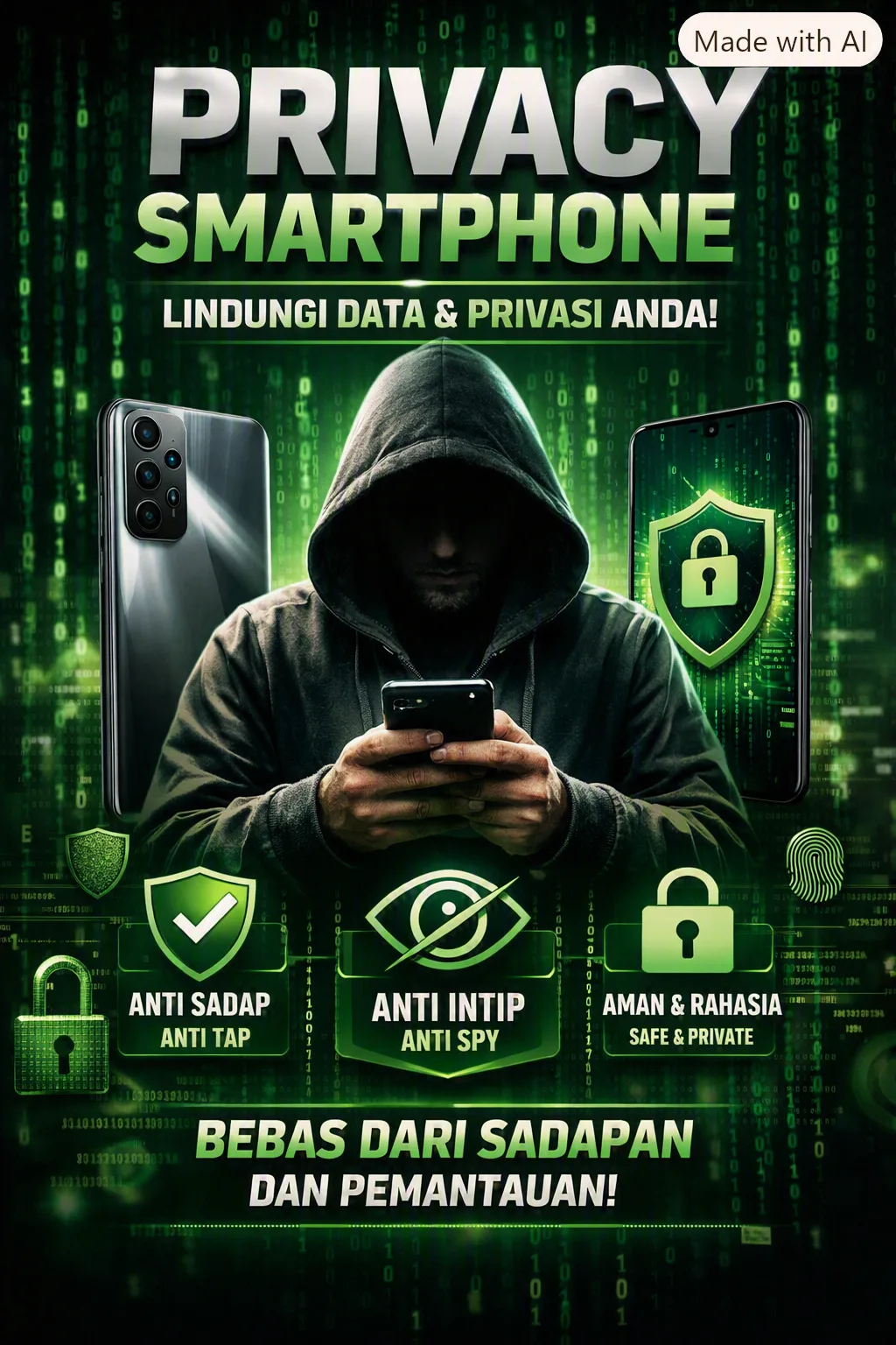 Foto produk TemperedGlass Privacy INFINIX SMART8