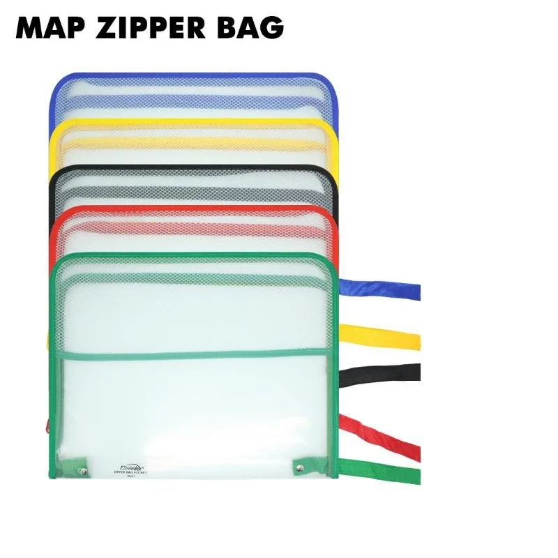 Foto produk MAP ZIPPER POLOS HIJAU TUA