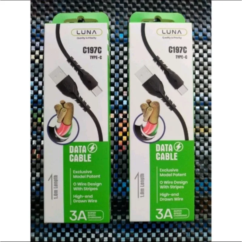 Foto produk DATA CABLE LUNA ORIGINAL (TYPE-C)C197L