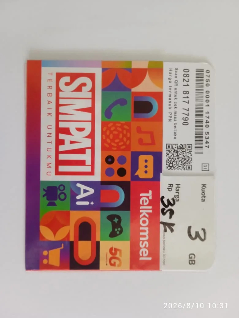 Foto produk TELKOMSEL 3GB 30HARI