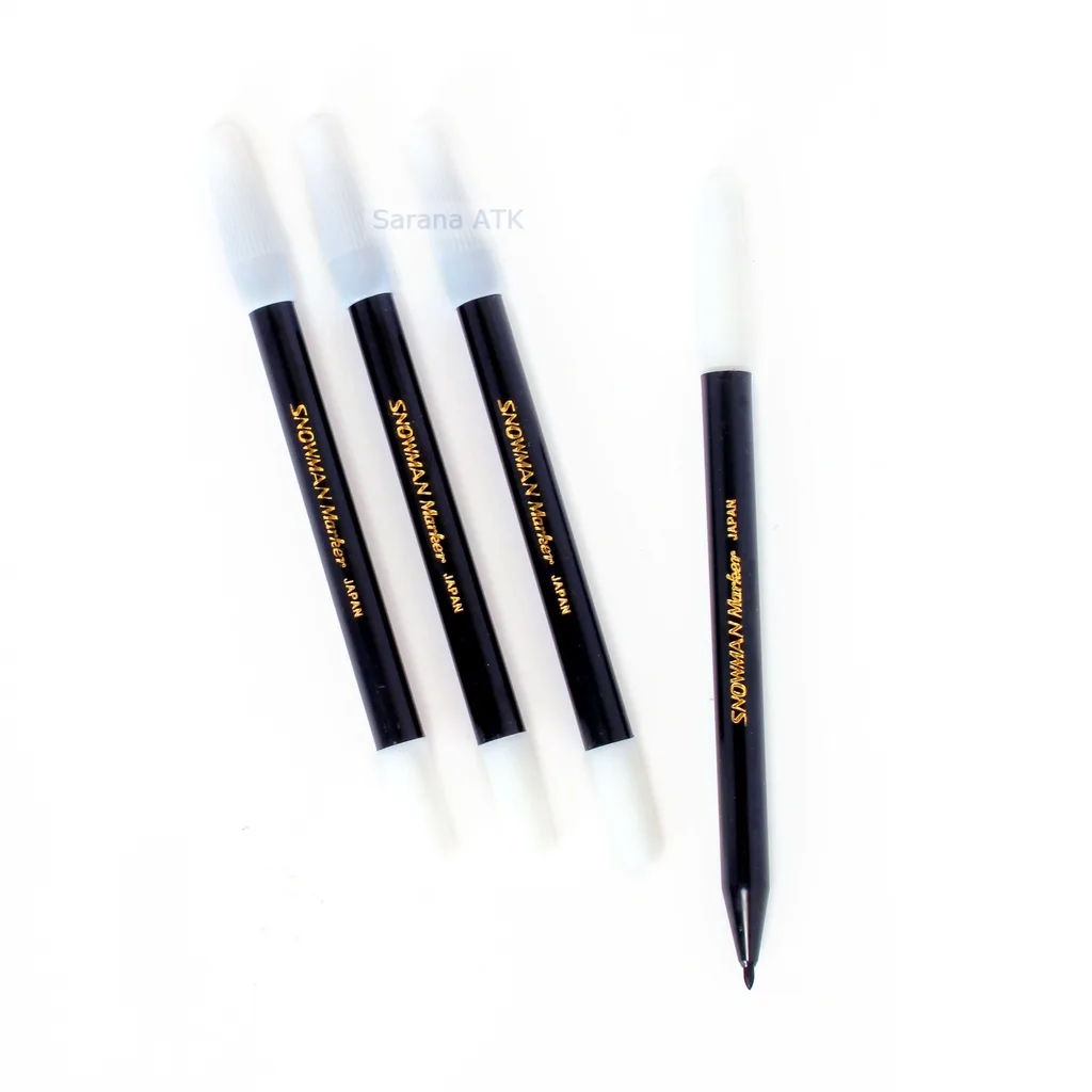 Foto produk SPIDOL SNOWMAN KECIL HITAM