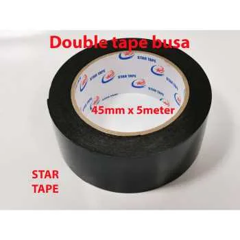 Foto produk LAKBAN STARTAPE HITAM 45MM