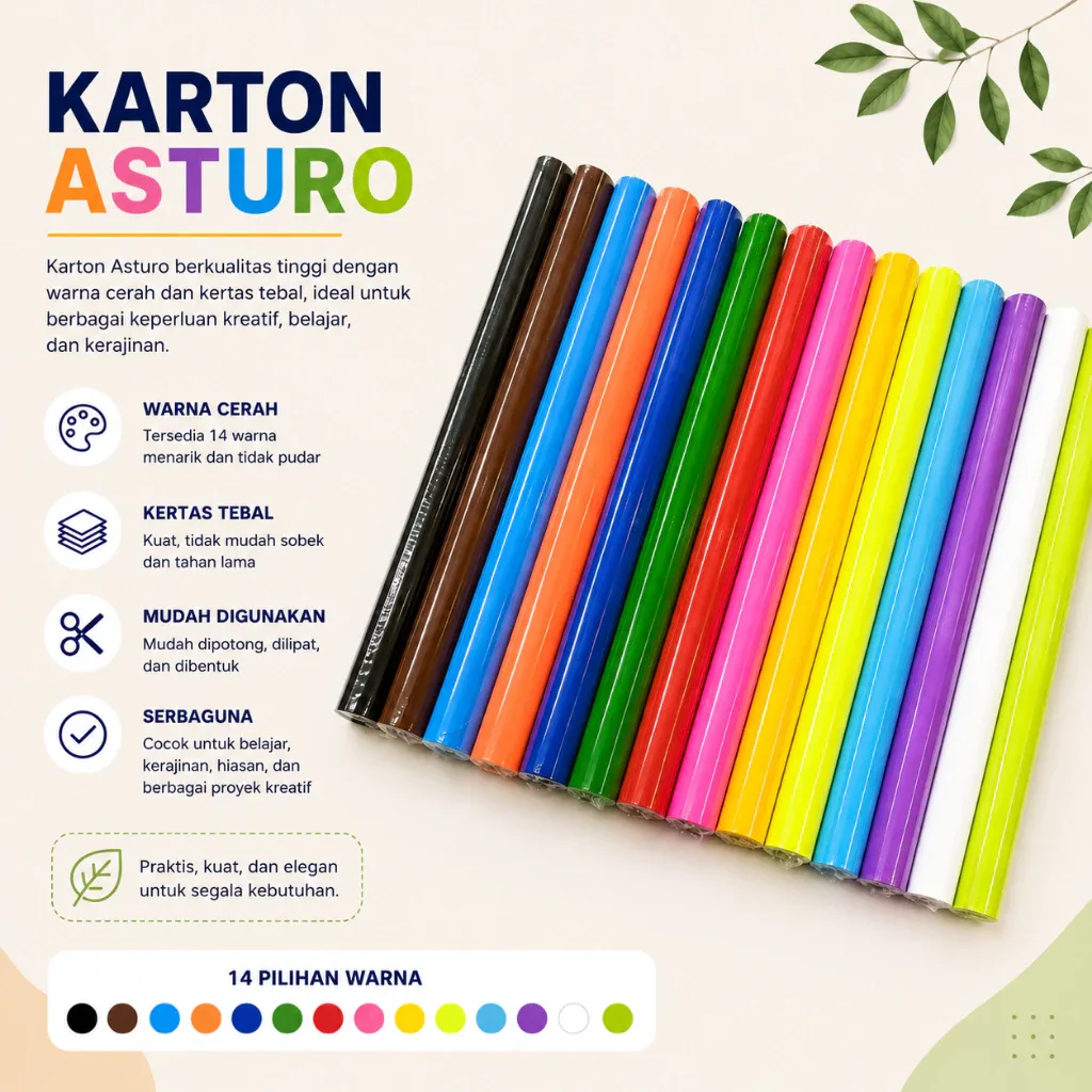 Foto produk KERTAS ASTURO BIRU TUA