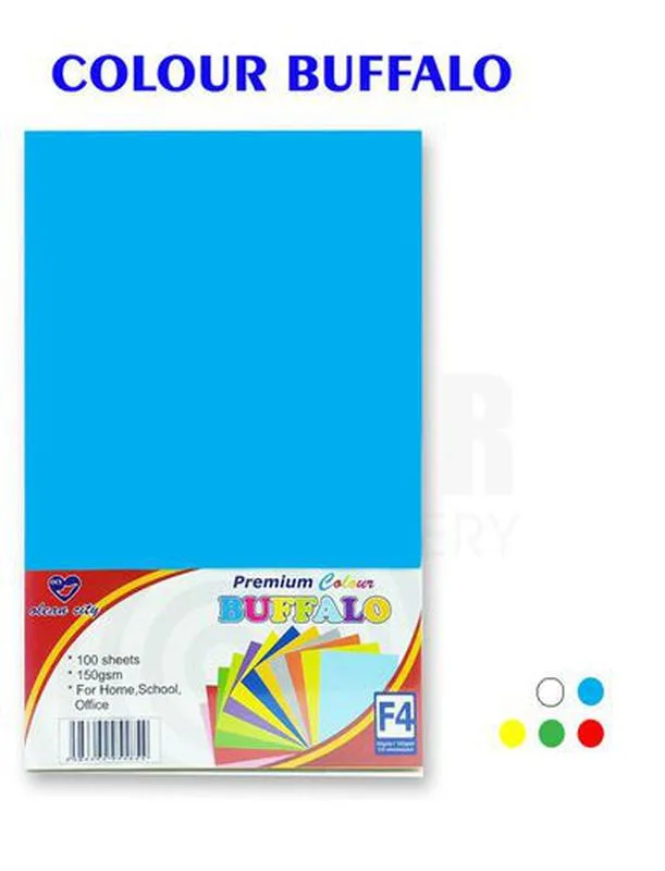 Foto produk KERTAS BUFALLO BIRU MUDA